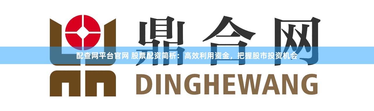 配查网平台官网 股票配资简析：高效利用资金，把握股市投资机会